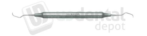 NORDENT #3/4 Double End Gracey Curette with DuraLite Round Handle - #RESCGR3-4