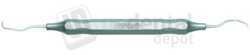 NORDENT #11/14 Double End Mesial-Distal Gracey Curette with DuraLite Hex handle - #ESCGR11-14