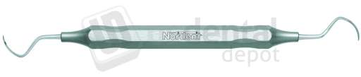 NORDENT #3/4 Double End Remington Scaler with DuraLite Hex Handle - #ESCRE3-4