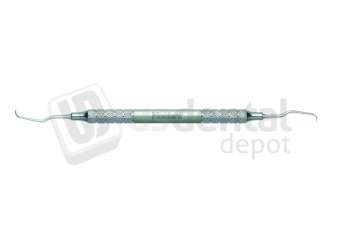 NORDENT #1/2 Double End Long Shank Mini Blade Gracey Curette with Standard - #SCGR1-2ML