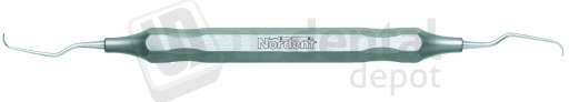 NORDENT #5/6 Double End Long Shank Mini Blade Gracey Curette with Duralite - #ESCGR5-6ML