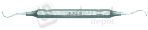 NORDENT #17/18 Double End McCall Curette with DuraLite Hex Handle - #ESCMC17-18