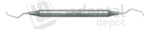 NORDENT #5/6 Double End Langer Curette with DuraLite Round Handle - #RESCLN5-6