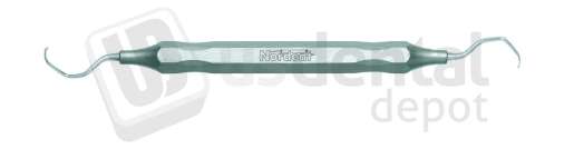 NORDENT #17/18 double end Gracey curette with DuraLite Hex handle (octagonal) - #ESCGR17-18