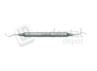 NORDENT Anterior Lingual Double End Scaler with Duralite Round Handle - #RESCALSR