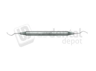 NORDENT Anterior Lingual Double End Scaler with Duralite Hex Handle - #ESCALSR