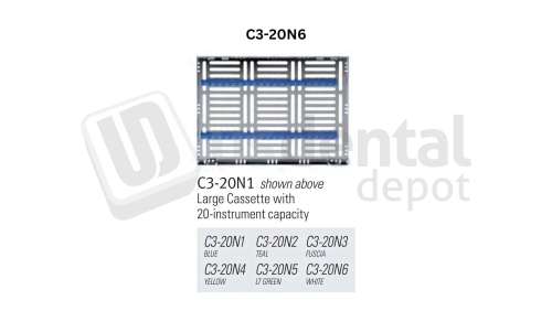 NORDENT 20-instrument Sterilization Cassette, Coconut, Stainless Steel - #C3-20N6