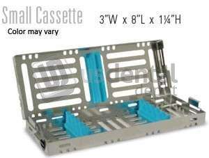 NORDENT Sterilization Cassette, Stainless Steel, Easy-open, Side Spring Latches - #C1-5N5