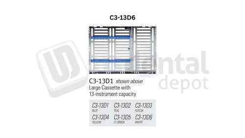 NORDENT Large, 13 Instrument plus 4in x 8in  open area Sterilization Cassette - #C3-13D6