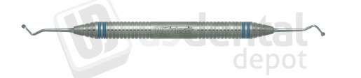 NORDENT #4 Spoon Excavtor, Double End, 2.4mm Diameter with DuraLite ColorRings - #CEEC4