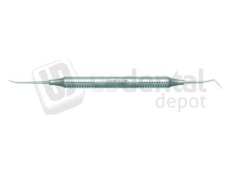 NORDENT #1S Ward Double End Carver, Flat Spear-shaped Blades 9mm Long/1.7mm - #CAWA1S