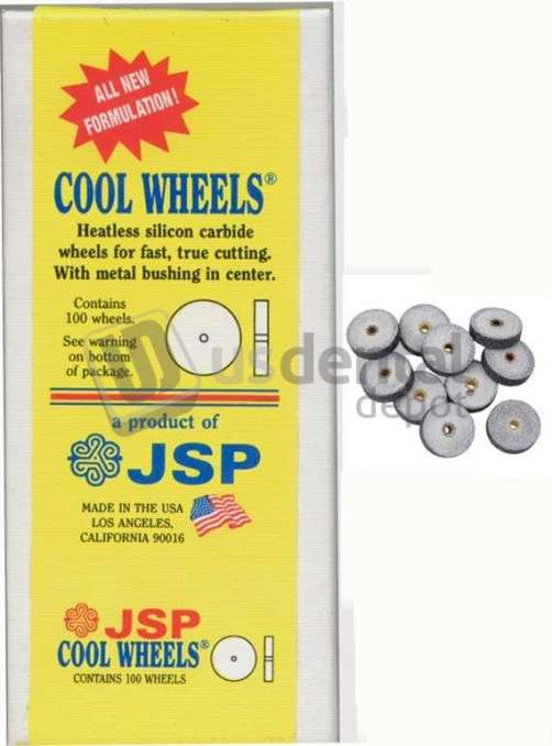 JSP Heat Free ( Heatless )  Wheels 1x3/16  ( 25mm x 4.8mm )  x  50pk # CX825