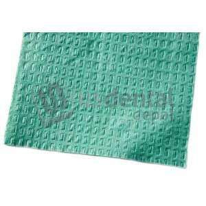 TIDI - Tidi Patient Bibs TEAL 13in  x 18in  3-Ply Paper/1-Ply Poly 500/Cs. Plain Rectangle - # 917410