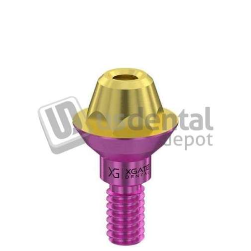 XGATE - IntHex Straight Multi Unit Abutment MUA  D-type- H1mm - Hex 2.42mm - 3.5mm Platform  D  - #USMD-3701 - #USMD-3701