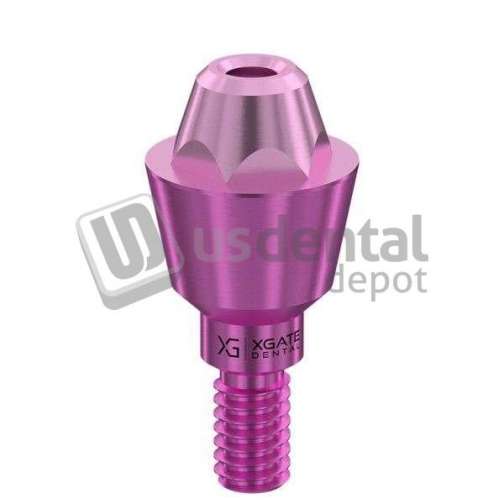 XGATE - IntHex Straight Multi Unit Abutment MUA  D-type- H3mm - Hex 2.42mm - 3.5mm Platform  D  - #USMD-3703 - #USMD-3703