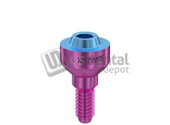 XGATE - IntHex Straight multi unit abutment MUA V-type - H2mm Hex 2.42mm - #USMV-0002 - #USMV-0002 - COMPATIBILITY ZIMMER- MIS- AB - Adin- Alpha Bio- Cortex, Implant direct ( Legacy ), Bio Horizon, AlLIsraeli Internal Hex -