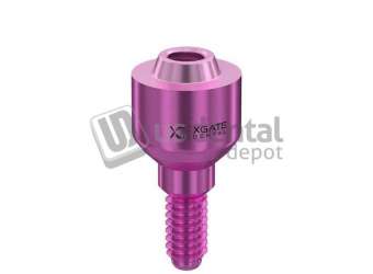 XGATE - IntHex Straight multi unit abutment MUA V-type - H3mm Hex 2.42mm - #USMV-0003 - #USMV-0003 - COMPATIBILITY ZIMMER- MIS- AB - Adin- Alpha Bio- Cortex, Implant direct ( Legacy ), Bio Horizon, AlLIsraeli Internal Hex -