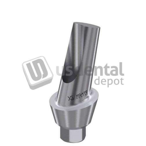 XGATE - IntHex 15° Angled d anatomic abutment - Angled 15deg - H2mm - Hex 2.42mm - 3.5mm D  - #UAAR-1502 - #UAAR-1502 - COMPATIBILITY ZIMMER- MIS- AB - Adin- Alpha Bio- Cortex, Implant direct ( Legacy ), Bio Horizon, AlLIsraeli Internal Hex -