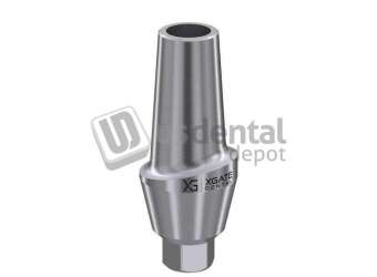 XGATE - IntHex Straight anatomic abutment- H3mm - Hex 2.42mm - 3.5mm Platform  D  - #USAR-5003 - #USAR-5003 - COMPATIBILITY ZIMMER- MIS- AB - Adin- Alpha Bio- Cortex, Implant direct ( Legacy ), Bio Horizon, AlLIsraeli Internal Hex -