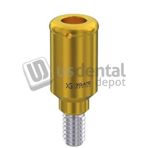 XGATE - IntHex DLoc abutment- only- H4mm - Hex 2.42mm - 3.5mm D  - #ULAR-0004 - #ULAR-0004 - COMPATIBILITY ZIMMER- MIS- AB - Adin- Alpha Bio- Cortex, Implant direct ( Legacy ), Bio Horizon, AlLIsraeli Internal Hex -