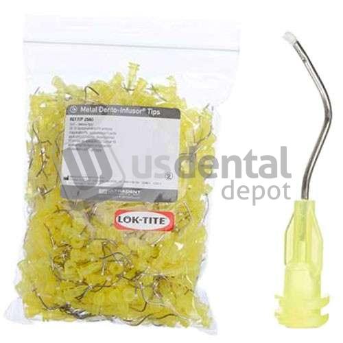 METAL DENTOINFUSOR TIPS 500/PK. PL ULTRADENT 2560 US Dental Depot