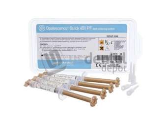 ULTRADENT - Opalescence Quick PF 45% Office WHITEner, Refill: 4 - 1.2 ml Syringes - #5346