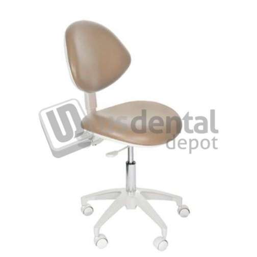 TPC - Mirage Doctor's Stool - Taupe Color. Dimensions: Backrest Vertical Adjustment - #DR-1102T