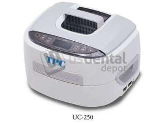 TPC - Dentsonic Ultrasonic Cleaner 2.6Qt with Heater, Timer & Plastic Basket - # UC-250