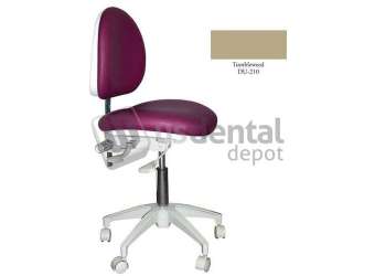 TPC - Mirage Doctor's Stool - Tumbleweed Color. Dimensions: Backrest Vertical - #DR-1102TW