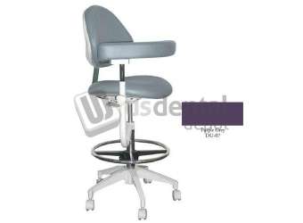 TPC - Mirage Assistant's Stool - Purple Grey Color. Featuring Abdominal Support - #AS-1101PG #AS-1101-DU-07