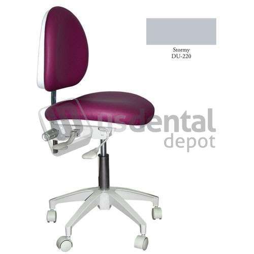 TPC - Mirage Doctor's Stool - Stormy Color. Dimensions: Backrest Vertical Adjustment - #DR-1102S