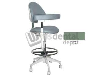 TPC - Mirage Assistant's Stool - Dusty Jade Color. Featuring Abdominal Support - #AS-1101DJ