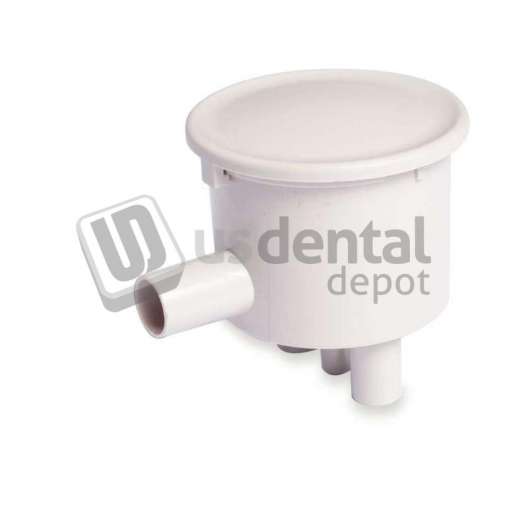 Vacuum Canister, Side Port, Grey - #S-1386