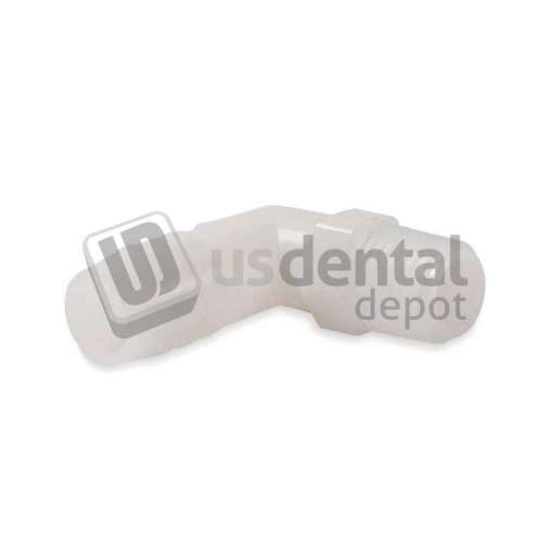 Elbow Barbed Plastic Fitting, 1/2in  MPT x 3/4in  Barb - #P-1922