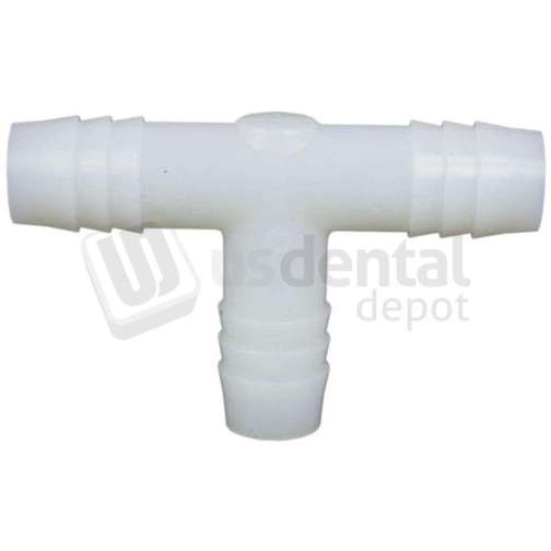 Tee Barbed Plastic Fitting, 1/2in  x 1/2in  x 1/2in  - #P-1928