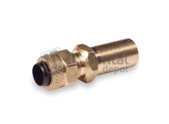 Poly Tube End, 1/4in Poly x 3/8in Compression - #P-1699