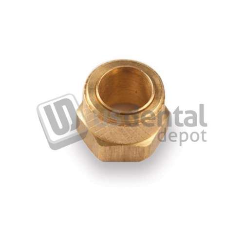 1/4in Poly Nut with Brass Sleeve - #P-1899