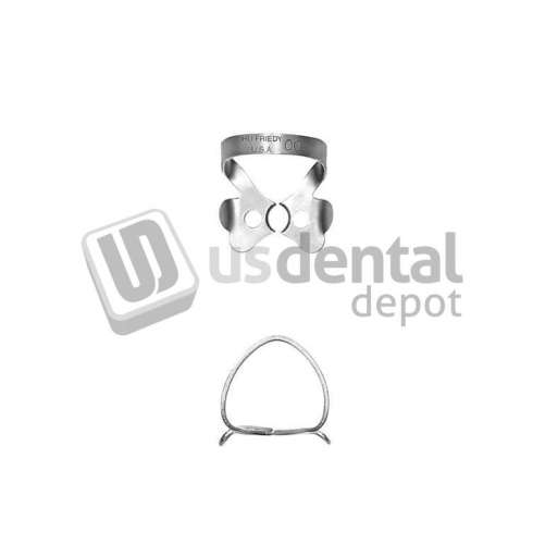 HU-FRIEDY Rubber Dam Clamps #00 Uk Anterior - #Rdcm00