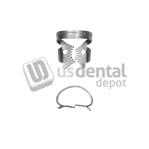 Clamp, Rubber Dam #12A, Stain Steel | HU-FRIEDY # RDCM12A | US Dental Depot