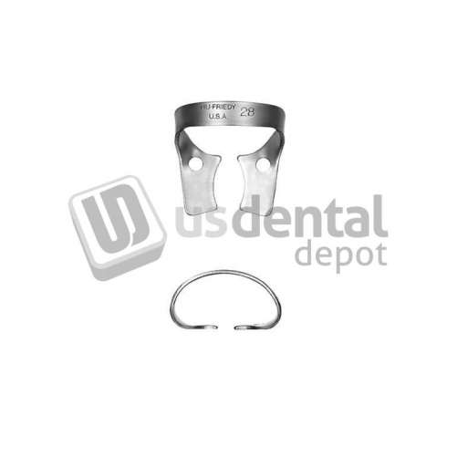 HU-FRIEDY Rubber Dam Clamps #28 Uk Molar No Wings - #Rdcm28