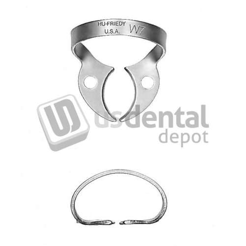 HU-FRIEDY Rubber Dam Clamps #W7 Uk Molar - #Rdcmw7