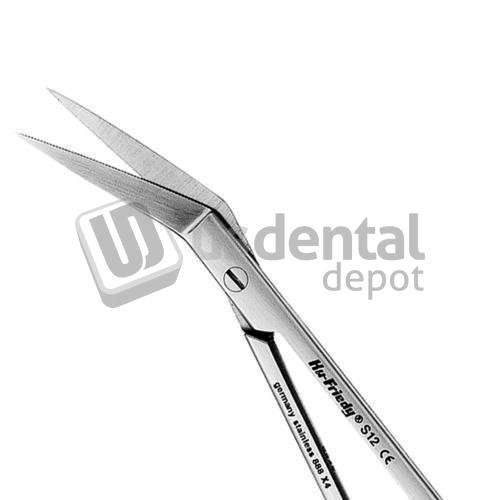 HU-FRIEDY Scissors #12 Straight, Angled 16Cm - #S12