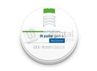 AMANN GIRRBACH - ZOLID GEN-X A2 71x20 - Gradient Zirconia discs #766639