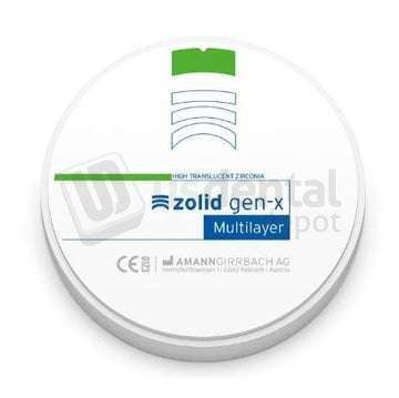 AMANN GIRRBACH - ZOLID GEN-X A2 71x20 - Gradient Zirconia discs #766639