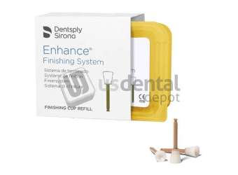 DENTSPLY - Enhance - Finishing Cups- RA shank- Package of 40 Cups. - #624055