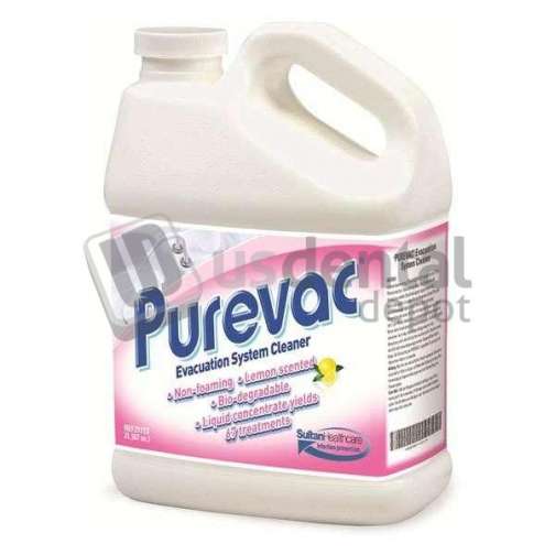 PUREVAC EVACUATION SYSTEM CLEANER DENTSPLY 21113 US Dental