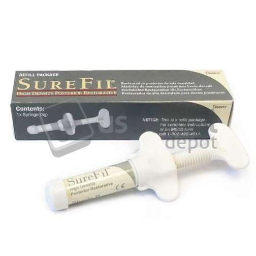 DENTSPLY - SureFil Easy Twist Syringe - shade A (red) with Stay-Fresh cap- High Density - # 645211