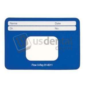 DENTSPLY - Perfect Pocket Film Mounts Vinyl/BLUE 1 Window Horizontal- Size 2- box of 100 - #81-6011