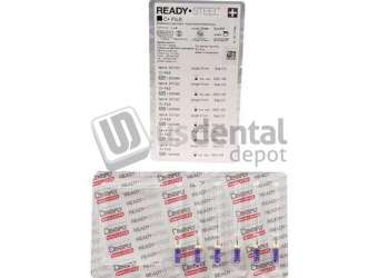 DENTSPLY - Maillefer #06- 21 mm Stainless Steel C+ File- Package of 6 Files - #670900
