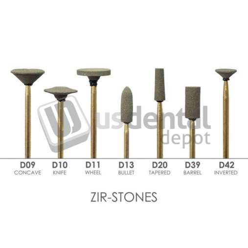 Zirconia Diamond Abrasive Stones - 7PCS Kit #229-400 ZIR-DKIT